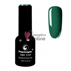 Oja semipermanenta FSM, ONE STEP Color UV/LED 10ml Cod 437 Verde Turcoaz
